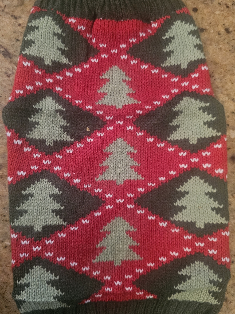 Small Dog Or Cat New Red & Green Holiday Knit Sweater